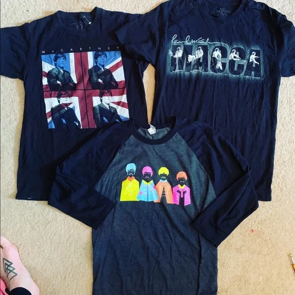 Paul Mccartney Shirts Official Concert Beatles Paul Mccartney